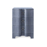 Villa & House Navy Blue Bardot 3-Drawer Side Table