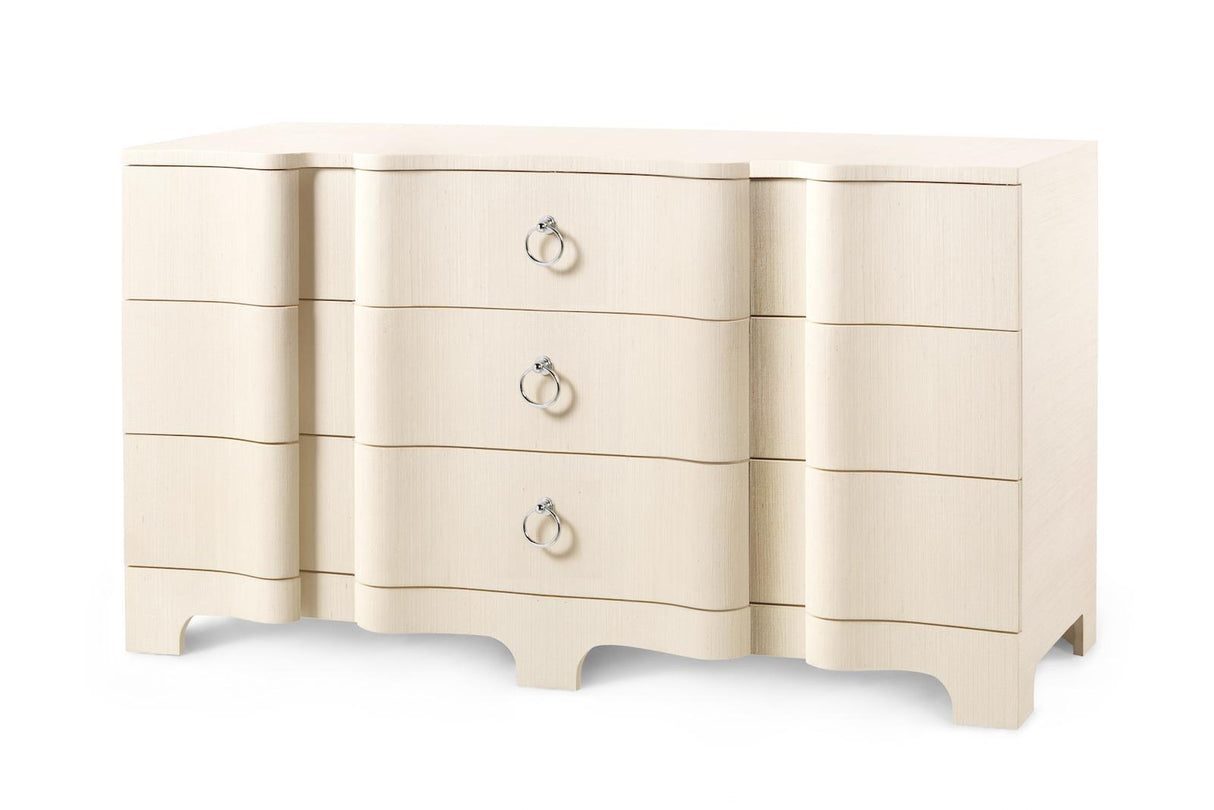 Villa & House Canvas Cream Bardot Extra Large 9-Drawer