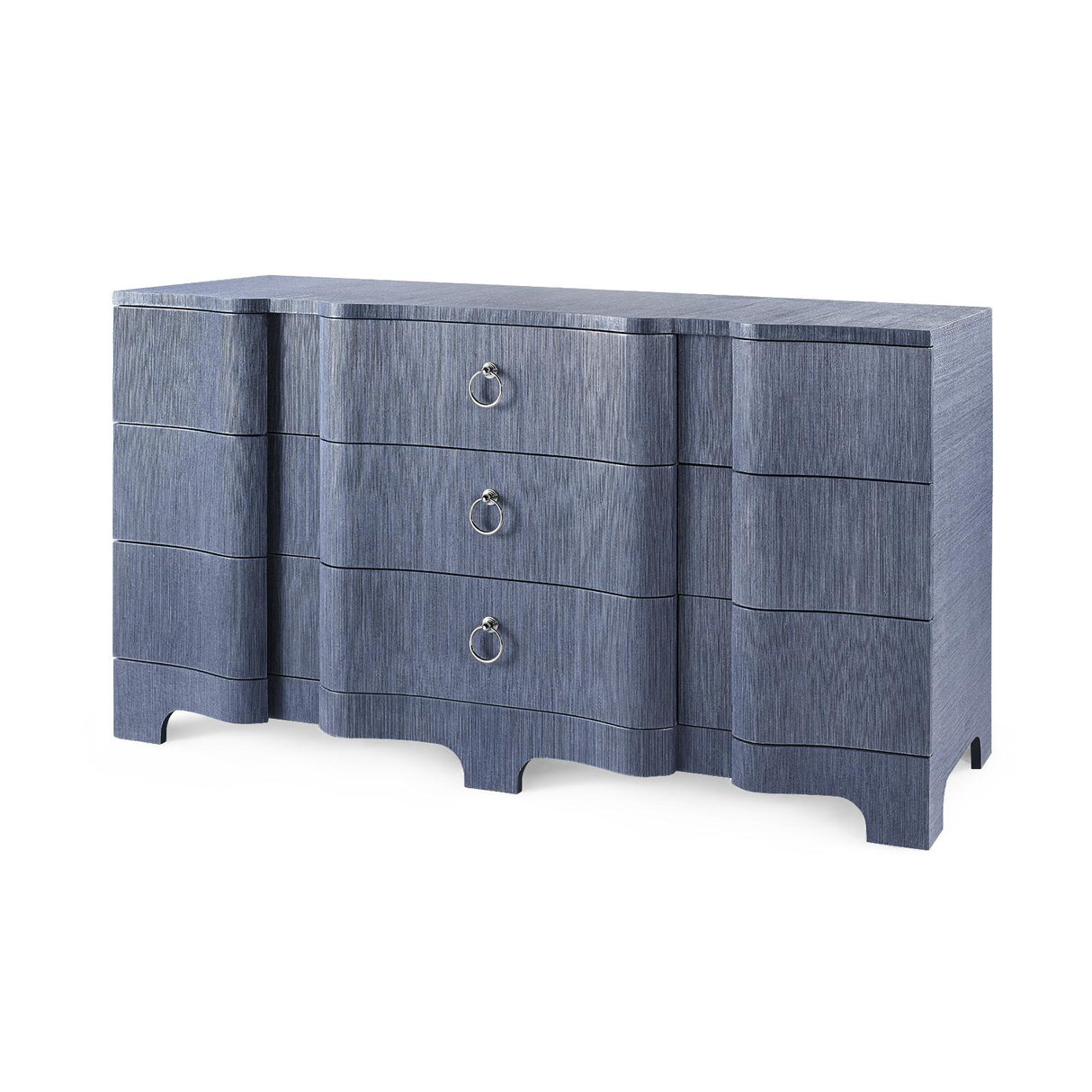 Villa & House Navy Blue Bardot Extra Large 9-Drawer