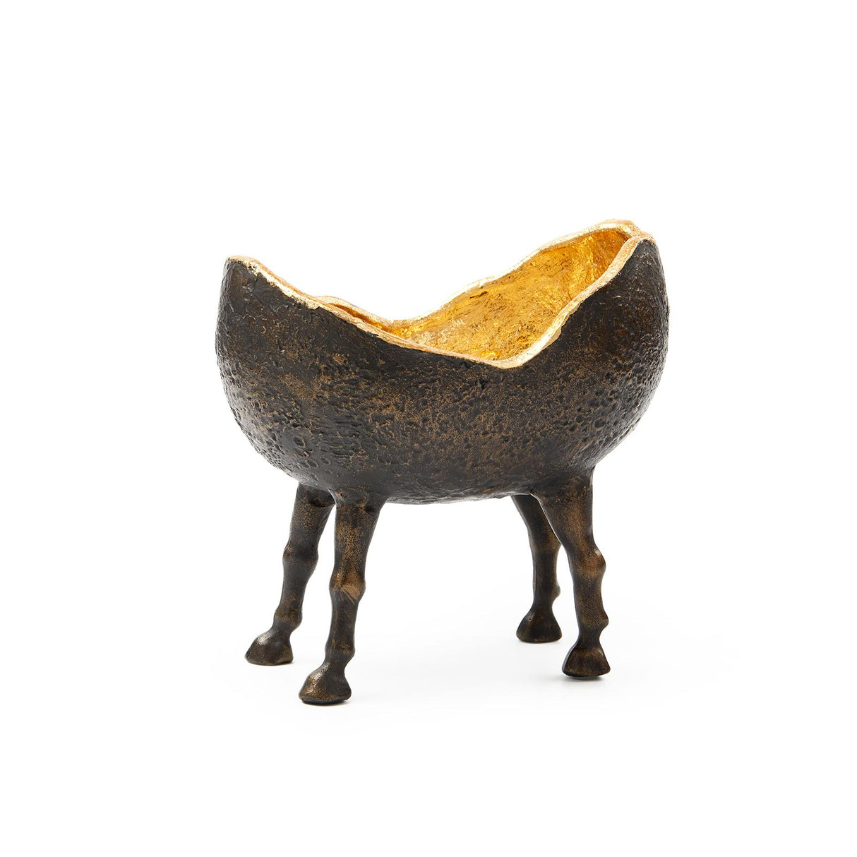 Villa & House Bronze and Gold Leaf Belmont Bowl