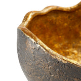 Villa & House Bronze and Gold Leaf Belmont Bowl