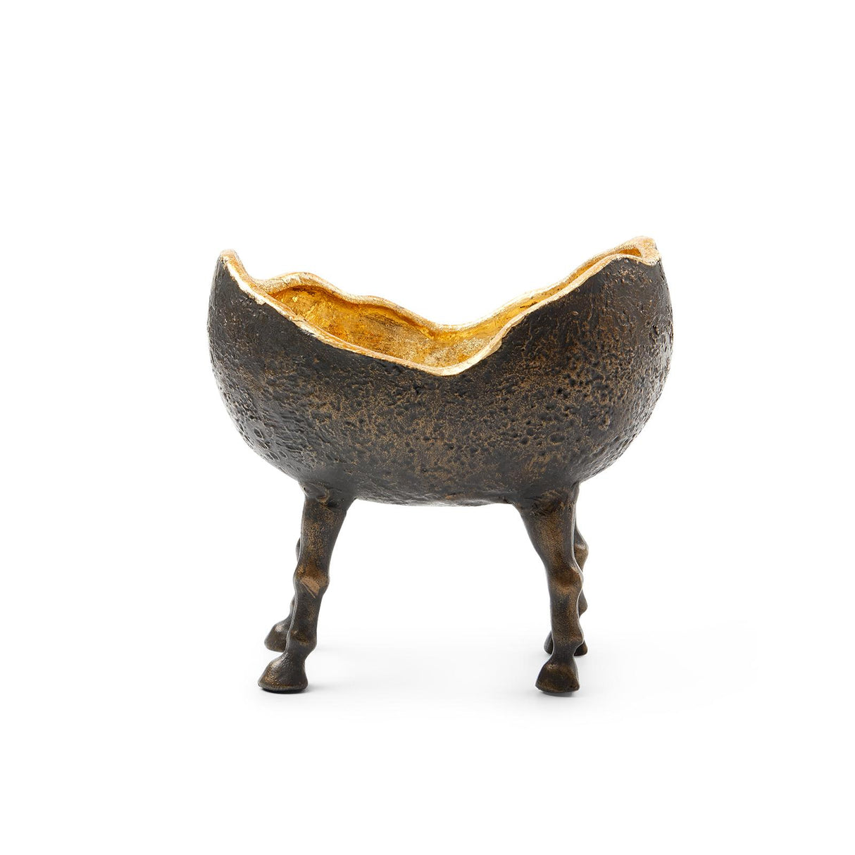 Villa & House Bronze and Gold Leaf Belmont Bowl