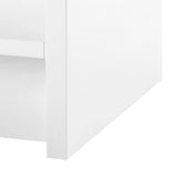 Villa & House White Pearl Benjamin 1-Drawer Side Table