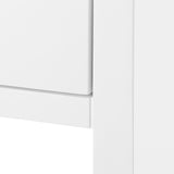 Villa & House White Pearl Benjamin 1-Drawer Side Table