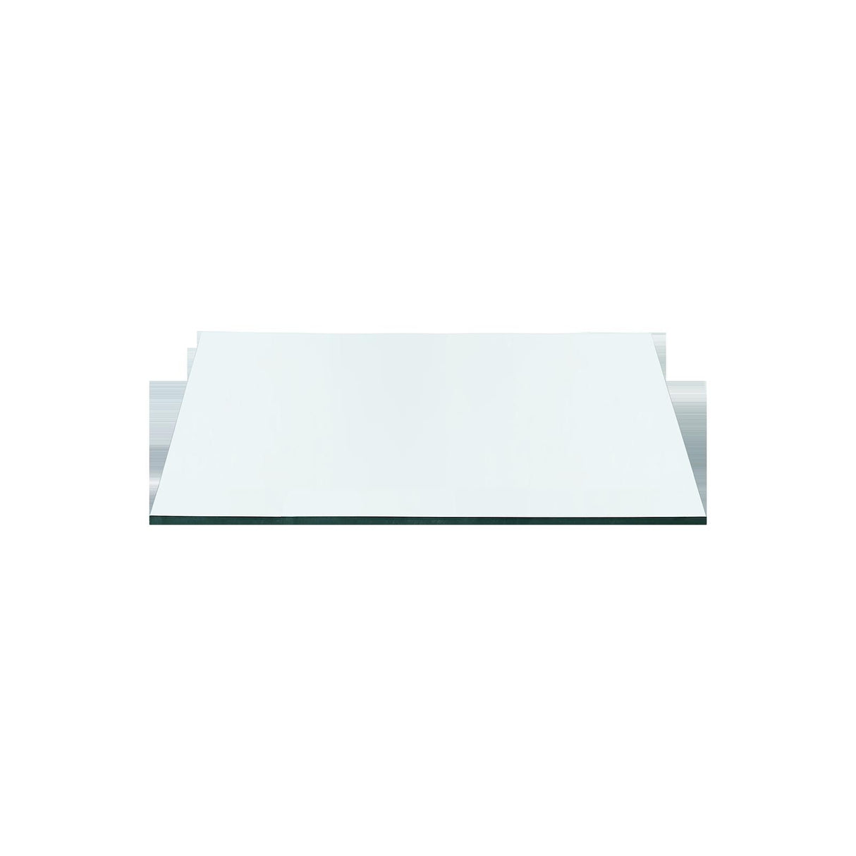 Villa & House Clear Benjamin 1-Drawer Side Table Glass Top