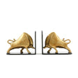 Villa & House Gold Leaf Bisoni Bookends (Pair)