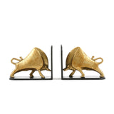 Villa & House Gold Leaf Bisoni Bookends (Pair)