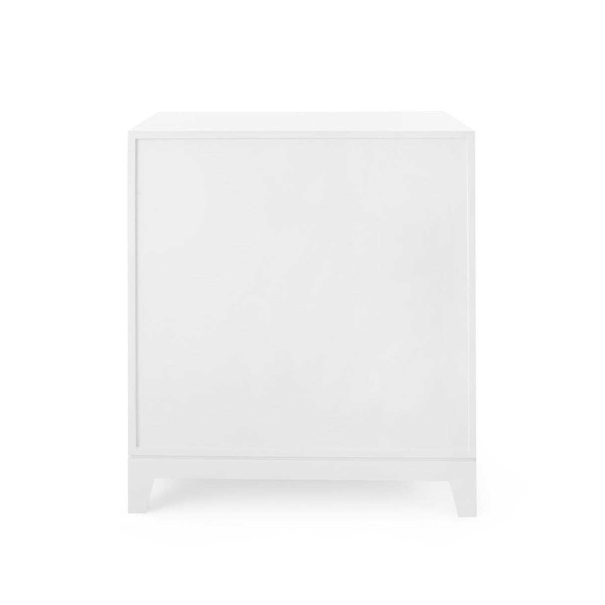 Villa & House White Pearl Bergamo 3-Drawer Side Table