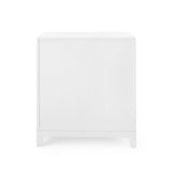 Villa & House White Pearl Bergamo 3-Drawer Side Table