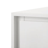 Villa & House White Pearl Bergamo 3-Drawer Side Table