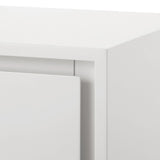Villa & House White Pearl Bergamo 3-Drawer Side Table