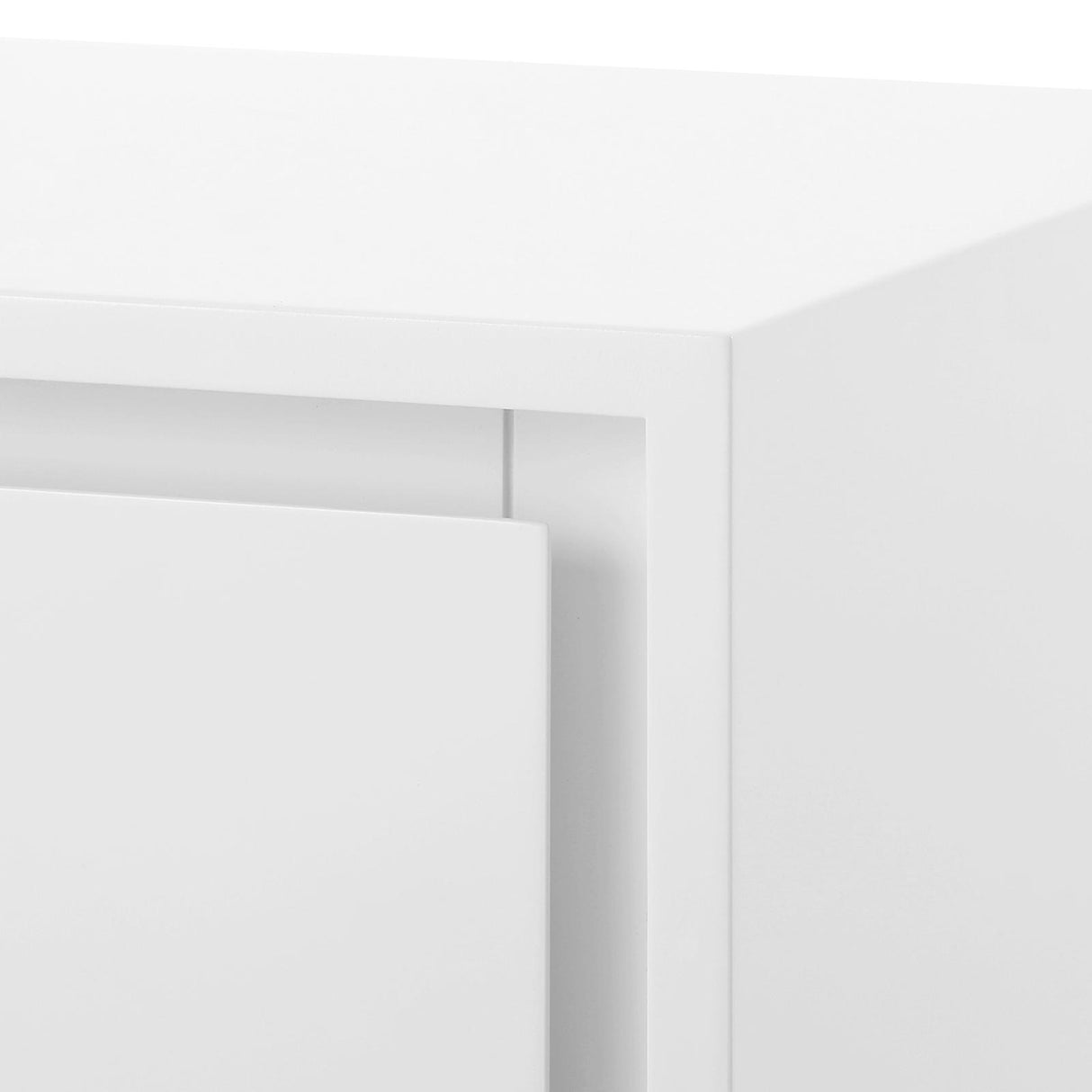 Villa & House White Pearl Bergamo 3-Drawer Side Table