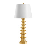 Villa & House Gold Leaf Brighton Lamp Without Shade