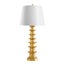 Villa & House Gold Leaf Brighton Lamp Without Shade
