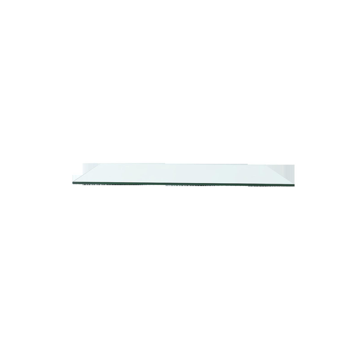 Villa & House Clear Bryant 3-Drawer Side Table Glass Top