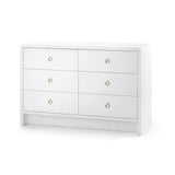 Villa & House White Pearl Bryant Extra Large 6-Drawer