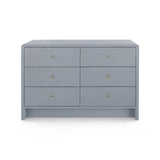 Villa & House Winter Gray Bryant Linen Extra Large 6-Drawer