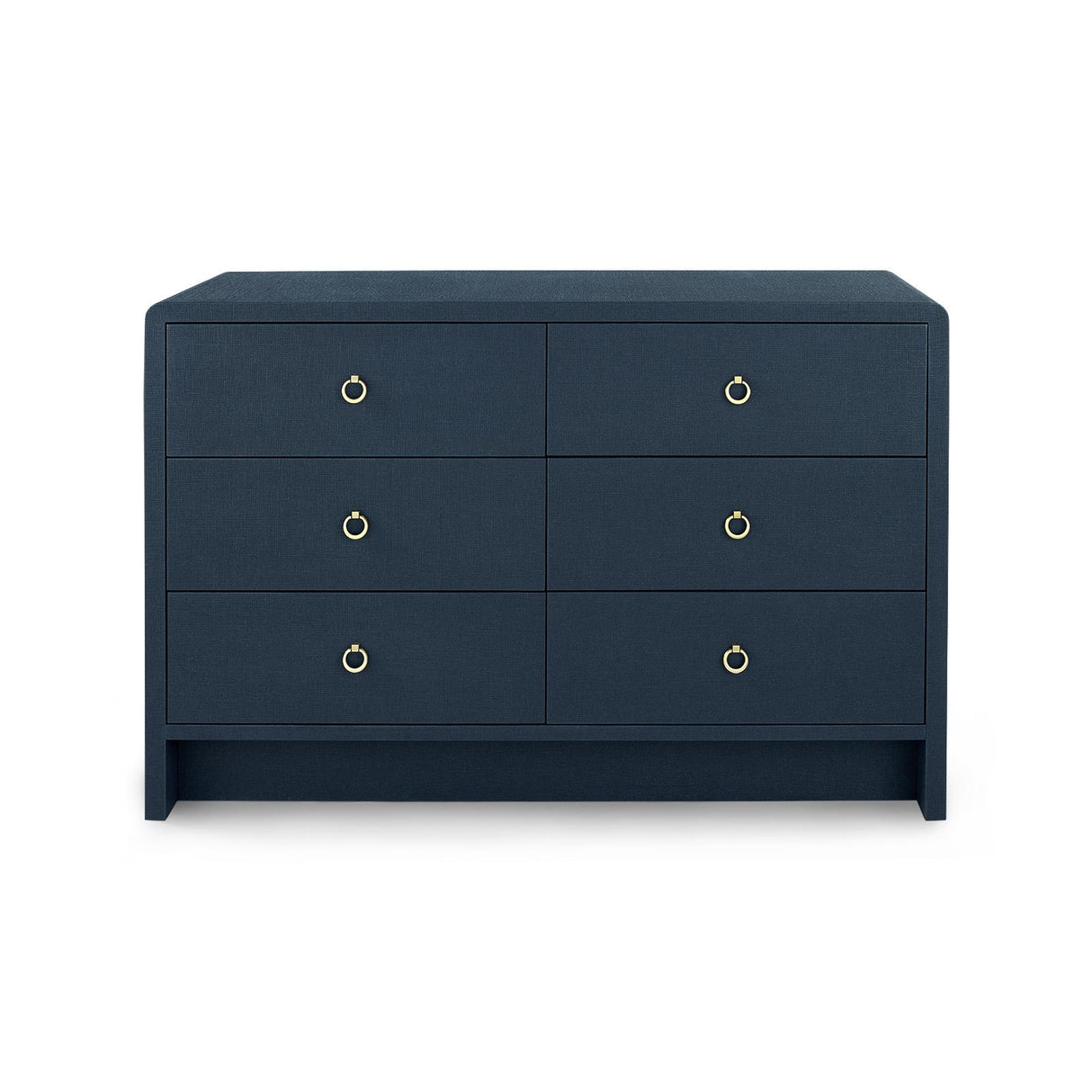 Villa & House Blue Steel Bryant Linen Extra Large 6-Drawer