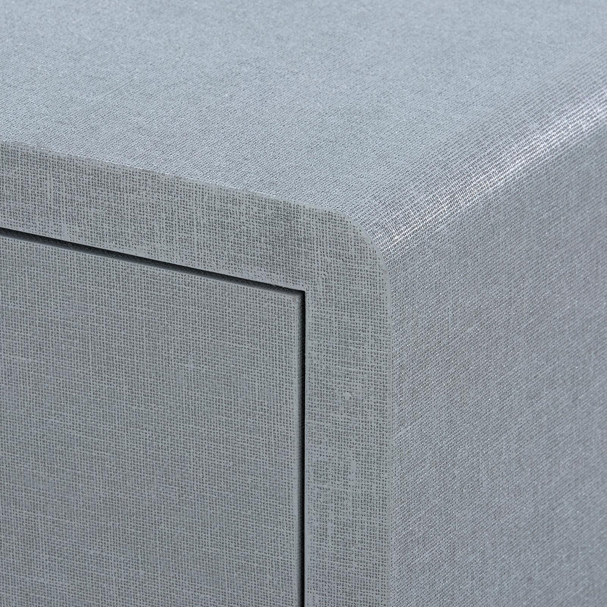 Villa & House Winter Gray Bryant Linen Extra Wide Large 6-Drawer