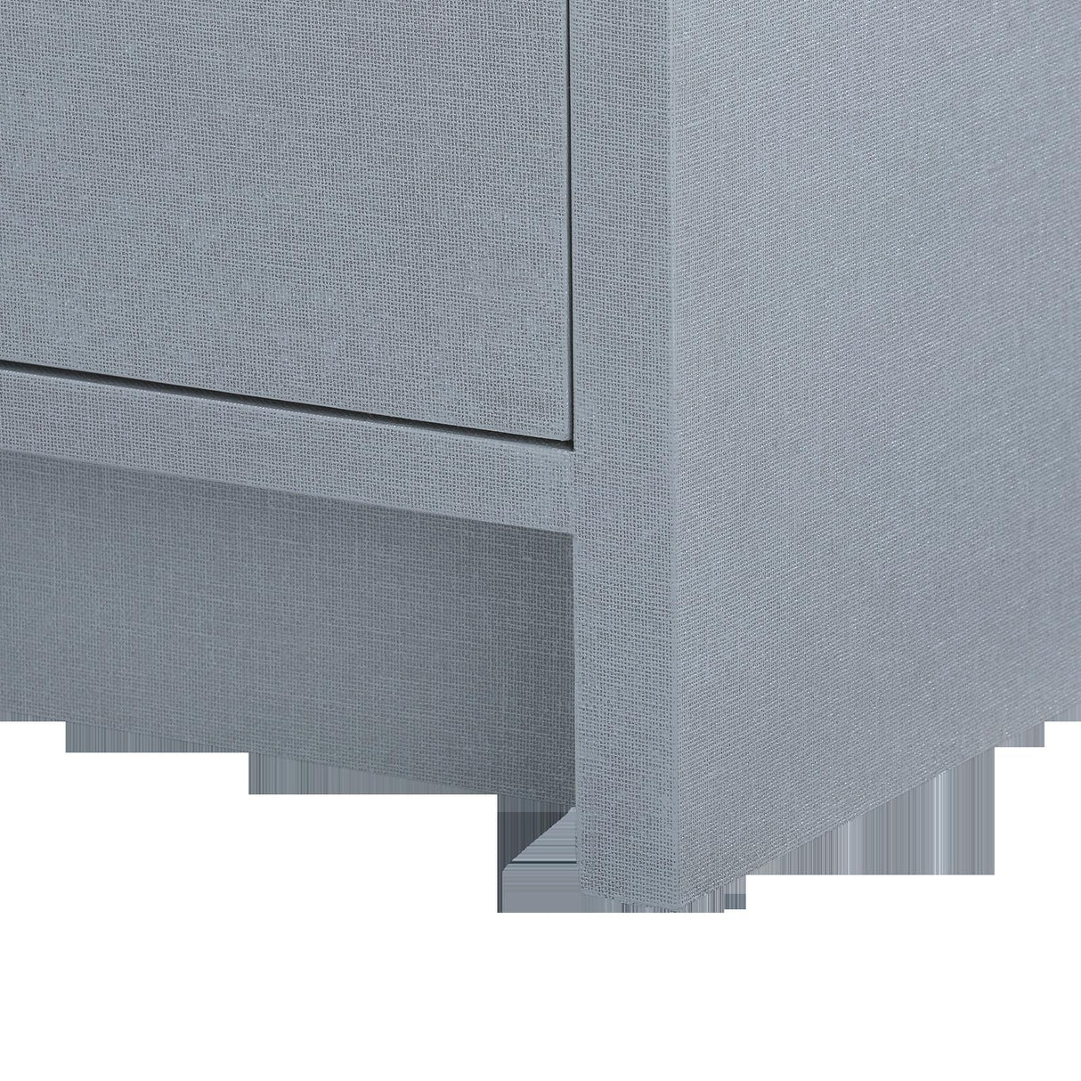 Villa & House Winter Gray Bryant Linen Extra Wide Large 6-Drawer