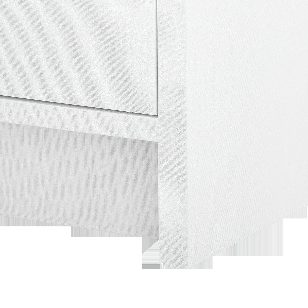 Villa & House Chiffon White Bryant Linen Extra Wide Large 6-Drawer
