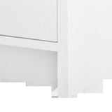 Villa & House Chiffon White Bryant Linen Extra Wide Large 6-Drawer