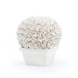 Villa & House Blanc de Chine Boston Round Boxwood Topiary