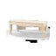 Villa & House Natural Twill Bethany Coffee Table