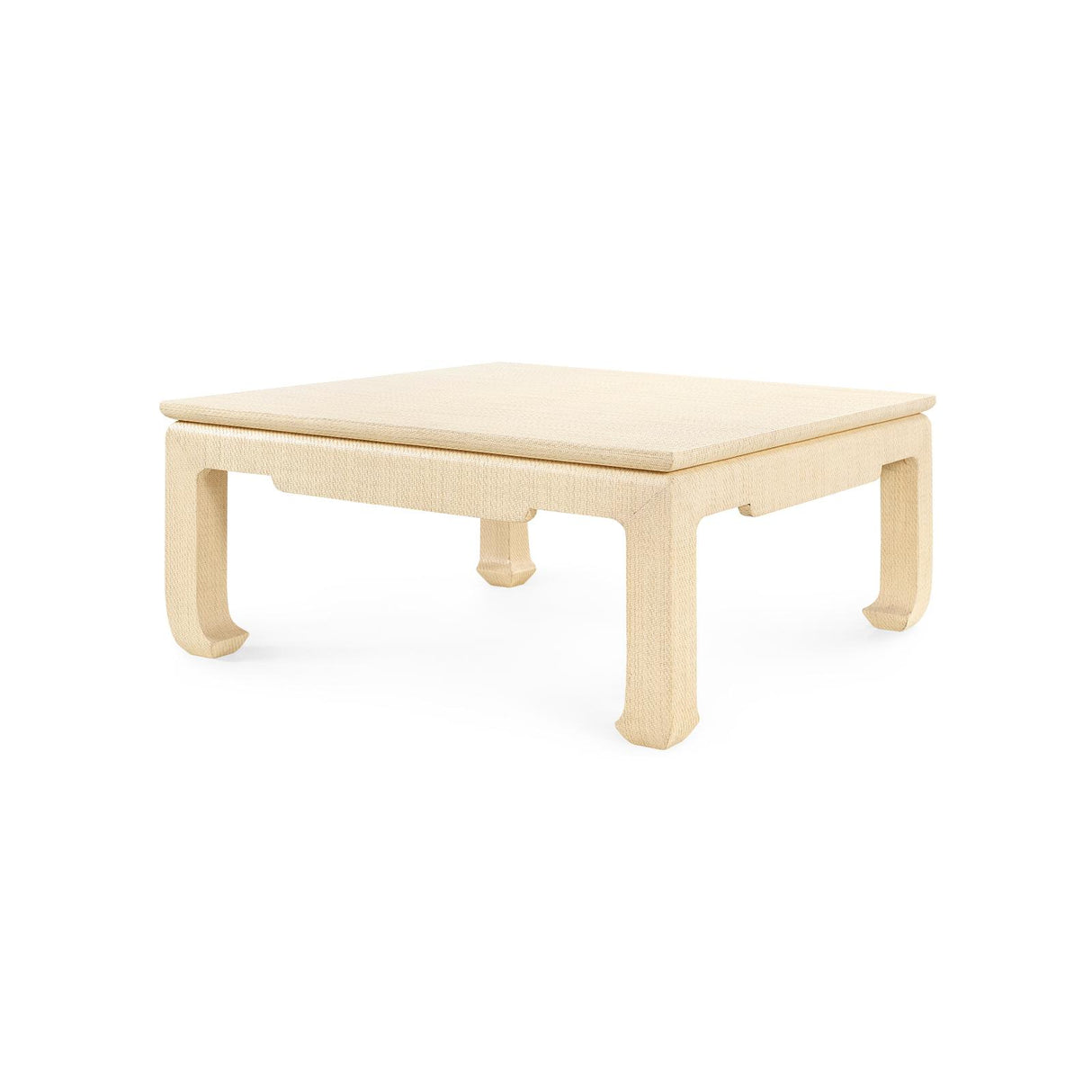Villa & House Natural Twill Bethany Large Square Coffee Table