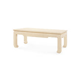 Villa & House Natural Twill Bethany Large Rectangular Coffee Table