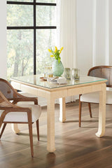 Villa & House Natural Twill Bethany Game Table