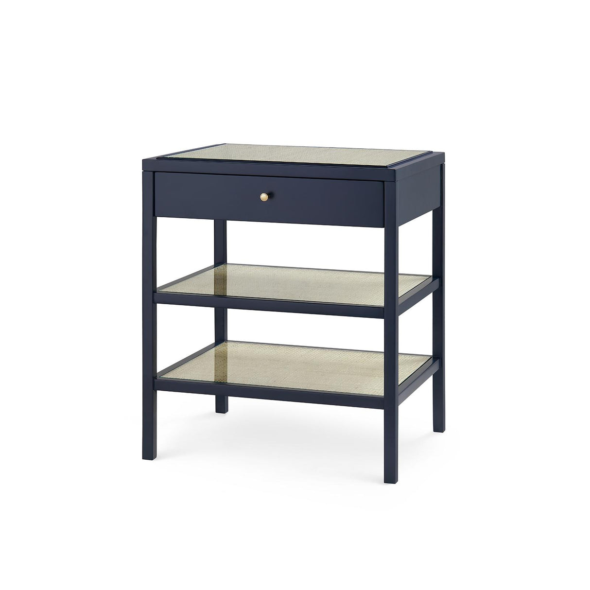 Villa & House Midnight Blue Caanan 1-Drawer Side Table