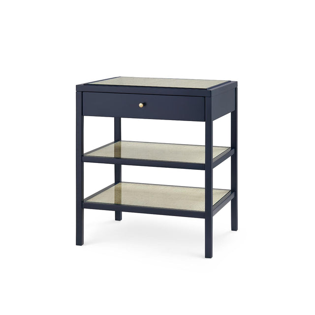 Villa & House Midnight Blue Caanan 1-Drawer Side Table