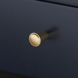 Villa & House Midnight Blue Caanan 1-Drawer Side Table
