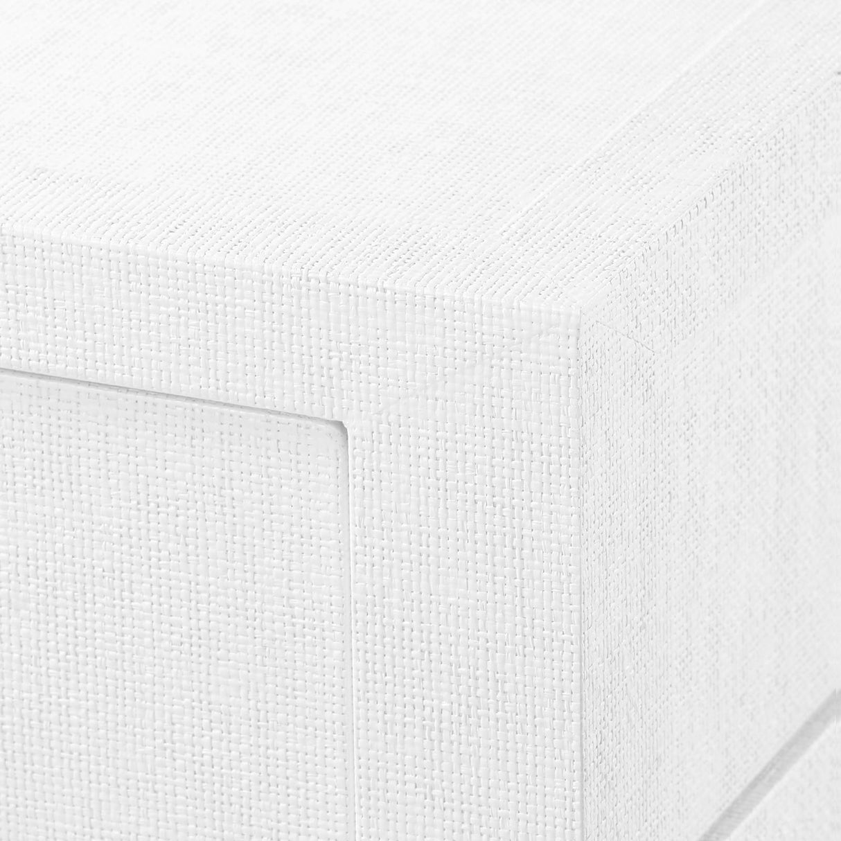 Villa & House Chiffon White Camilla 2-Drawer Side Table