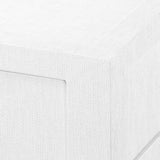 Villa & House Chiffon White Camilla 2-Drawer Side Table