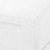 Villa & House Chiffon White Camilla 2-Drawer Side Table