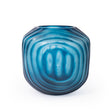 Villa & House Frost Blue Circle Small Vase