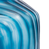 Villa & House Frost Blue Circle Small Vase