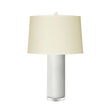 Villa & House Off White Linen Cleo Lamp Without Shade