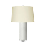 Villa & House Off White Linen Cleo Lamp Without Shade