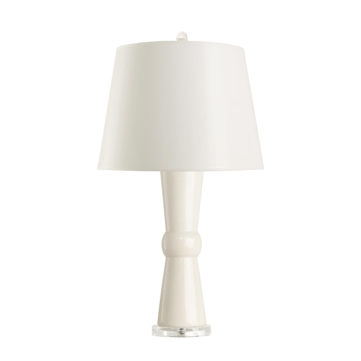 Villa & House Antique White Clarissa Lamp Without Shade