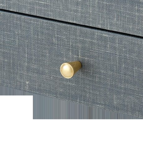 Villa & House Washed Winter Gray, Brass Claudette Desk