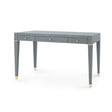 Villa & House Washed Winter Gray, Nickel Claudette Desk