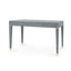 Villa & House Washed Winter Gray, Nickel Claudette Desk