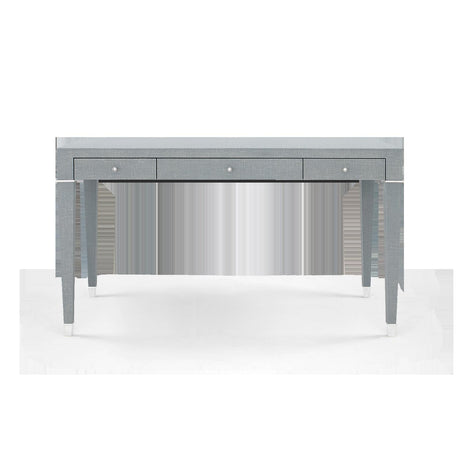 Villa & House Washed Winter Gray, Nickel Claudette Desk