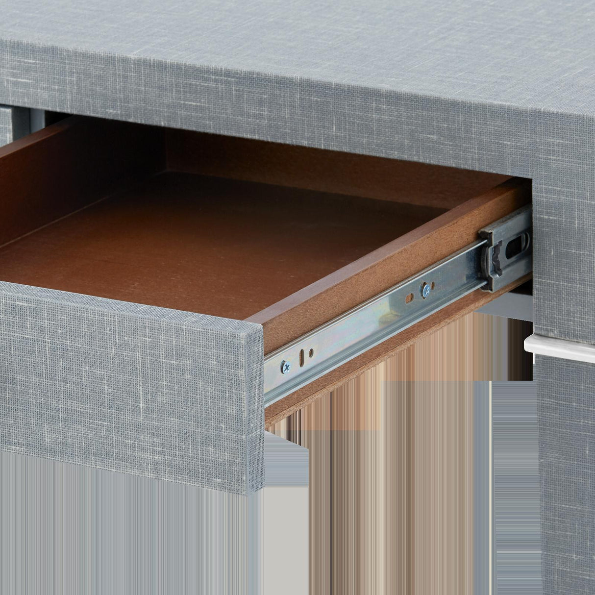 Villa & House Washed Winter Gray, Nickel Claudette Desk