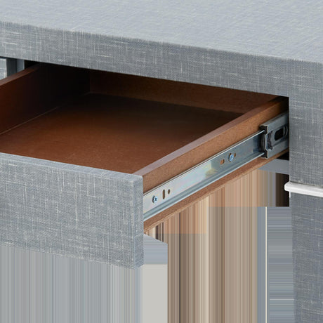 Villa & House Washed Winter Gray, Nickel Claudette Desk