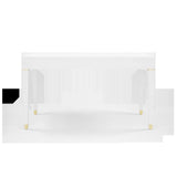 Villa & House Cream, Brass Claudette Desk