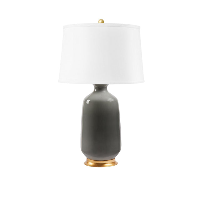 Villa & House Stormy Gray Carolyn Lamp Without Shade